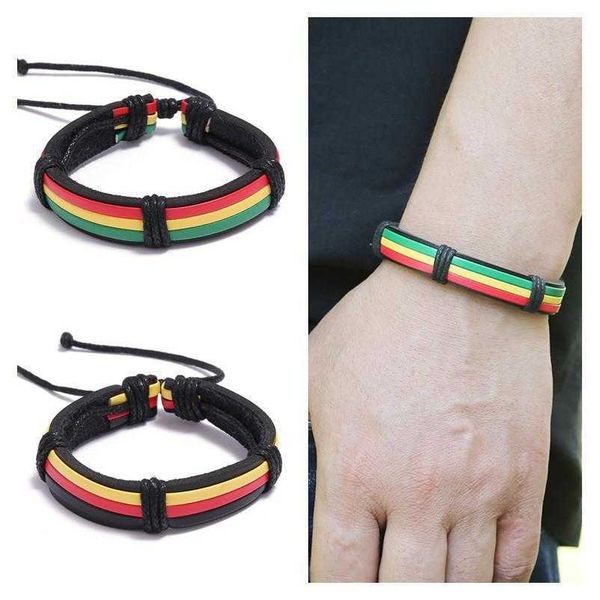accessories vintage imitation leather bracelet simple woven national flag wrist string wholesale, Golden;silver
accessories vintage imitation leather bracelet simple woven national flag wrist string wholesale, Golden;silver