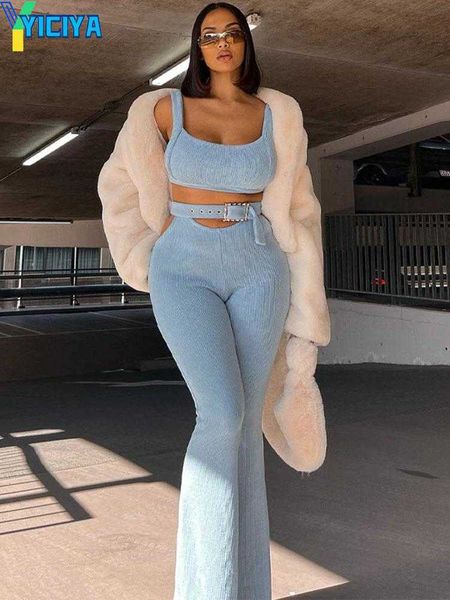 yiciya women's tracksuits europe-american style 2023 summer solid color casual slimming backless sleeveless vest bell bottoms two-piece, Gray
yiciya women's tracksuits europe-american style 2023 summer solid color casual slimming backless sleeveless vest bell bottoms two-piece, Gray