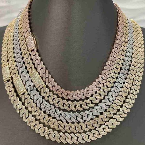 12mm miami style 18k solid gold plated silver moissanite diamond chain 3 row iced out spiked cuban chain for sale in america
12mm miami style 18k solid gold plated silver moissanite diamond chain 3 row iced out spiked cuban chain for sale in america