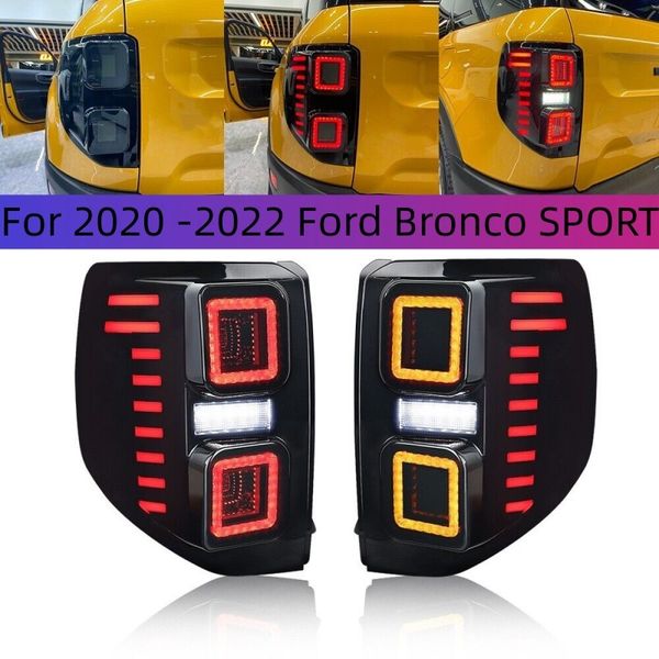 car led tail lights assembly for 20 -22 ford bronco sport led taillight assembly accessories car indicator light turn signal brake lamp
car led tail lights assembly for 20 -22 ford bronco sport led taillight assembly accessories car indicator light turn signal brake lamp