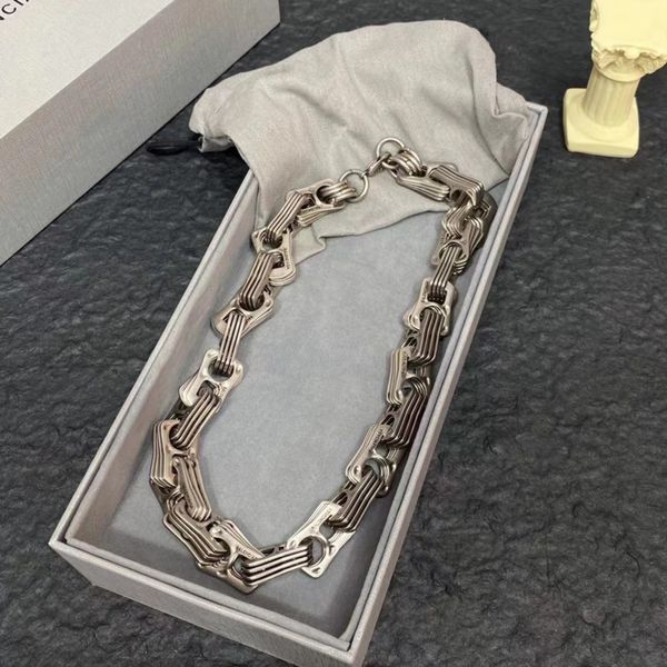 new luxury jewelry french design b-letter necklace vintage rough hip hop punk rap accessories fashion personalized bracelet, Silver
new luxury jewelry french design b-letter necklace vintage rough hip hop punk rap accessories fashion personalized bracelet, Silver