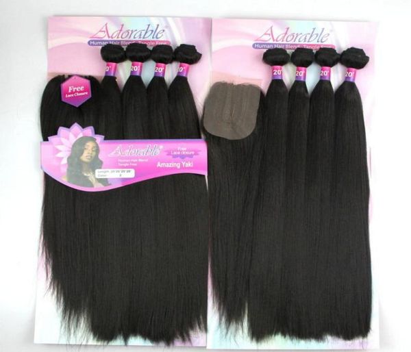 adorable yaki straight heat resistant fiber natural color soft synthetic packet hair with machine closure amazing yaki 4pcs 26610778, Black;brown
adorable yaki straight heat resistant fiber natural color soft synthetic packet hair with machine closure amazing yaki 4pcs 26610778, Black;brown