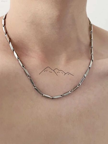 ii official diamond necklace men's high street titanium steel high sense men's male accessories small crowd neckchain women's, Silver
ii official diamond necklace men's high street titanium steel high sense men's male accessories small crowd neckchain women's, Silver
