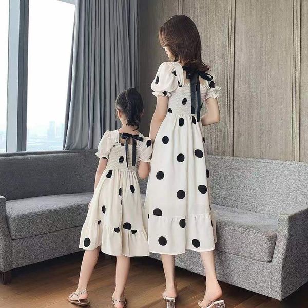 family matching outfits mother and daughter polka dot dresses summer fashion childrens clothing small fresh puff sleeve parentchild princess, Blue
family matching outfits mother and daughter polka dot dresses summer fashion childrens clothing small fresh puff sleeve parentchild princess, Blue