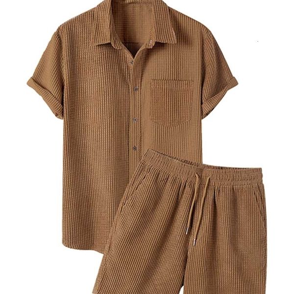 mens tracksuits corduroy shirt and shorts set solid short sleeve casual suits streetwear two pieces z5095109 230512, Gray
mens tracksuits corduroy shirt and shorts set solid short sleeve casual suits streetwear two pieces z5095109 230512, Gray