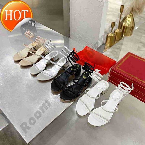 sandals 2022 sandals snake twining chunky heels elegant sandal 4cm 7cm stiletto high heel rene caovilla crystal gold rhinestone dress shoes, Black
sandals 2022 sandals snake twining chunky heels elegant sandal 4cm 7cm stiletto high heel rene caovilla crystal gold rhinestone dress shoes, Black