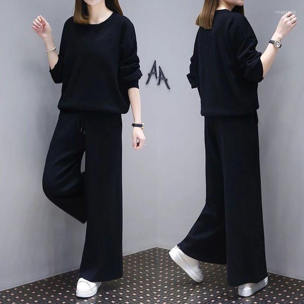 women's two piece pants women spring fall basic solid wide leg pant suits turtleneck o-neck sweater tracksuits 2/two sets clothing, White
women's two piece pants women spring fall basic solid wide leg pant suits turtleneck o-neck sweater tracksuits 2/two sets clothing, White