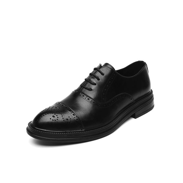 men leather shoes flats mens british brogue dress shoes formal business oxfords shoes for men wedding party, Black
men leather shoes flats mens british brogue dress shoes formal business oxfords shoes for men wedding party, Black