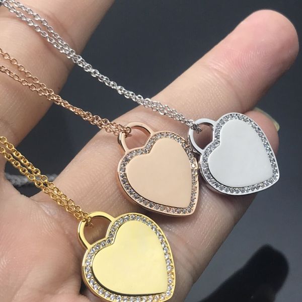 fashion luxury famous brand necklace women love necklace gold color peach heart pendant necklace fine jewelry, Silver
fashion luxury famous brand necklace women love necklace gold color peach heart pendant necklace fine jewelry, Silver