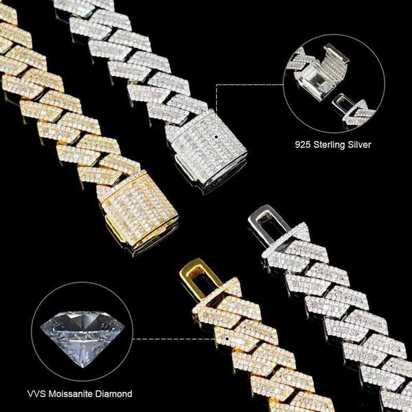 18k gold plated 925 silver jewelry sterling cuban link chain hip hop jewelry 12mm moissanite baguette cuban chain necklace
18k gold plated 925 silver jewelry sterling cuban link chain hip hop jewelry 12mm moissanite baguette cuban chain necklace