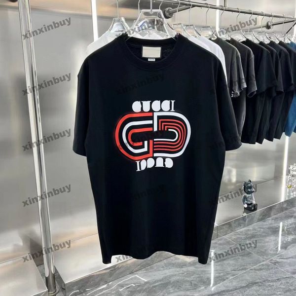 xinxinbuy men designer tee t shirt 23ss letter stripe print short sleeve cotton women white black s-2xl, Black;brown
xinxinbuy men designer tee t shirt 23ss letter stripe print short sleeve cotton women white black s-2xl, Black;brown