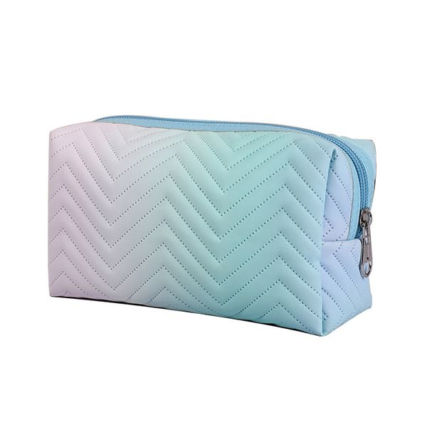quilted chevron cosmetic bags gradient rectangle designer makeup bag custom bridesmaid toiletry bags with zipper closure dom-c23-53
quilted chevron cosmetic bags gradient rectangle designer makeup bag custom bridesmaid toiletry bags with zipper closure dom-c23-53