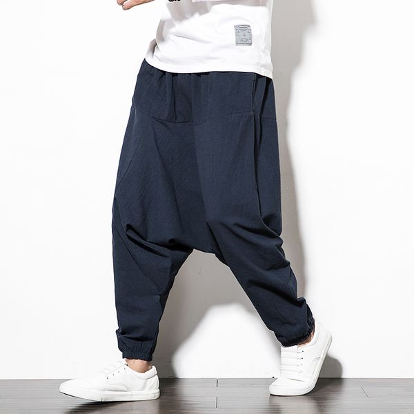 men's pants spring casual men's pants streetwear cotton harem sweatpants harajuku hip hop joggers men cross-pants ankle-length tro, Black
men's pants spring casual men's pants streetwear cotton harem sweatpants harajuku hip hop joggers men cross-pants ankle-length tro, Black