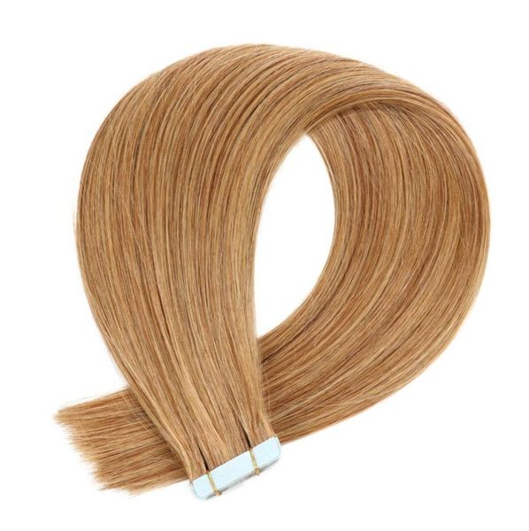 12 light gold brown cuticle intact remy human hair tape in extensions3837678, Black
12 light gold brown cuticle intact remy human hair tape in extensions3837678, Black