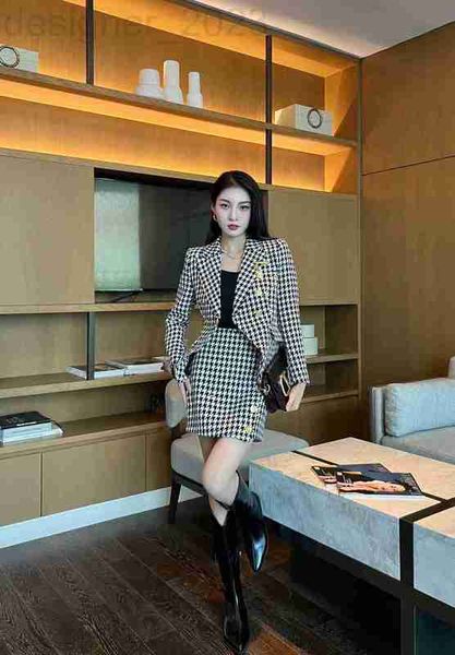 two piece dress luxuriousm women's pie sets new autumn winter rand houndstooth two-pie fashion jacket short skirt womens suit designer, White
two piece dress luxuriousm women's pie sets new autumn winter rand houndstooth two-pie fashion jacket short skirt womens suit designer, White