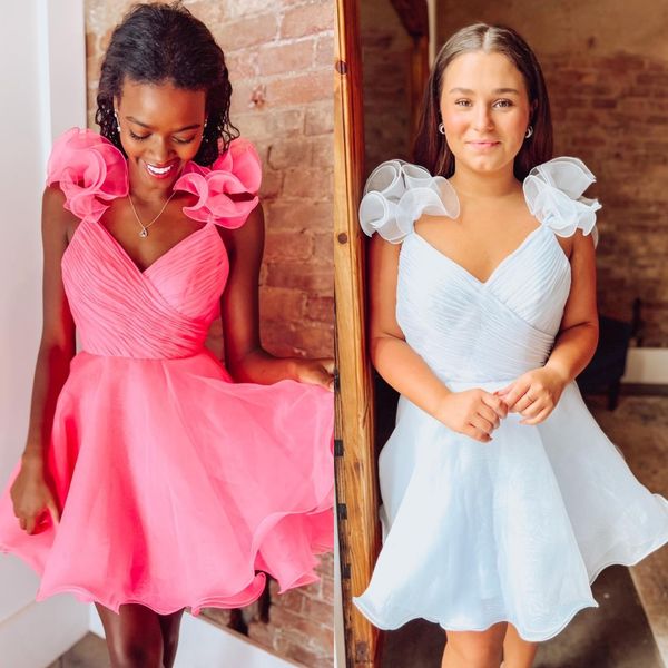 pink homecoming dress 2k23 hoco ruffe straps ruched v-neck drama graduation cocktail party wedding guest holiday club night out black-tie ga, Red
pink homecoming dress 2k23 hoco ruffe straps ruched v-neck drama graduation cocktail party wedding guest holiday club night out black-tie ga, Red