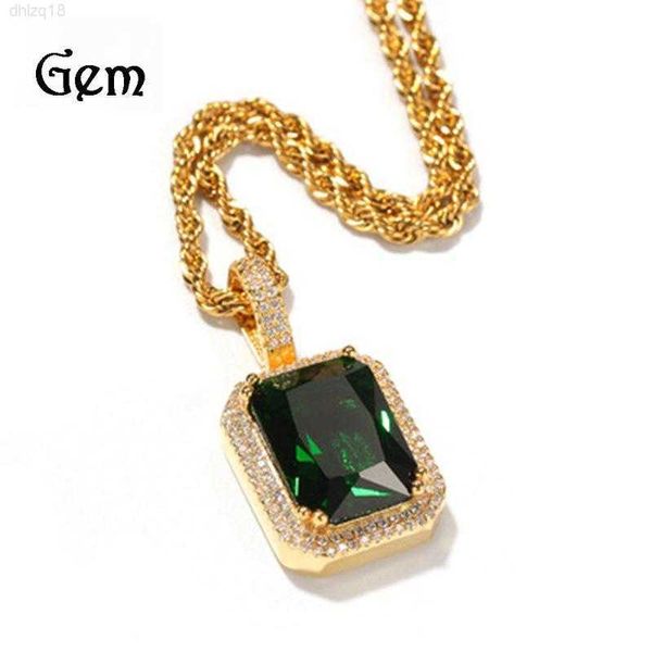 necklace hip hop gem pendant colorful european and american men's and women's ins fashion square couple chain solid versatile red, Silver
necklace hip hop gem pendant colorful european and american men's and women's ins fashion square couple chain solid versatile red, Silver