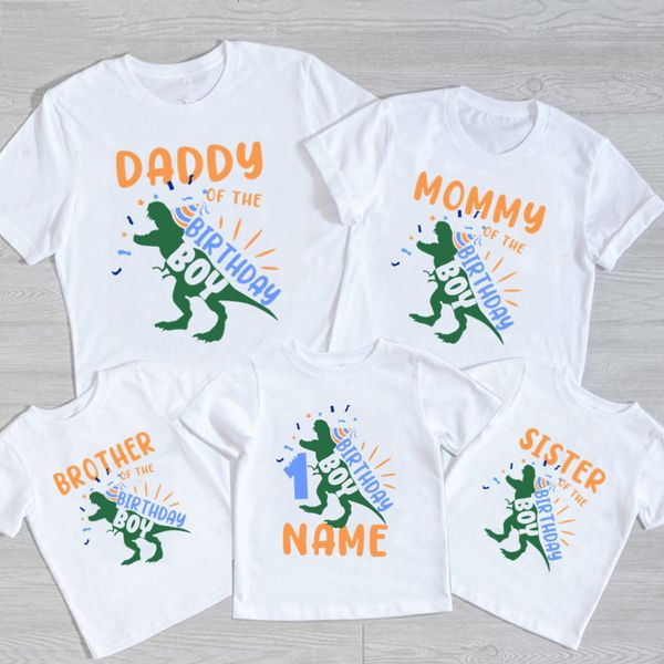 family matching outfits birthday clothes kids t shirt dinosaur custom party boys clothing outfit 230512, Blue
family matching outfits birthday clothes kids t shirt dinosaur custom party boys clothing outfit 230512, Blue