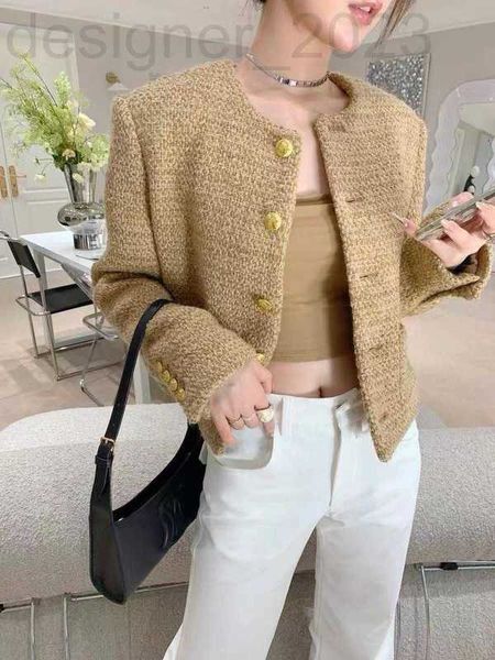 women's jackets luxuriousl rand jacket 2023 new women autumn winter fashion jacket high- metal uckle tweed casual spring coat cardigan, Black;brown
women's jackets luxuriousl rand jacket 2023 new women autumn winter fashion jacket high- metal uckle tweed casual spring coat cardigan, Black;brown