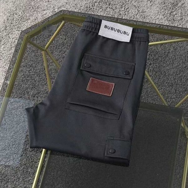 luxury business casual pants mens cargo pant designer sweatants pocket panel trousers bu embroidered sportpants, Black
luxury business casual pants mens cargo pant designer sweatants pocket panel trousers bu embroidered sportpants, Black