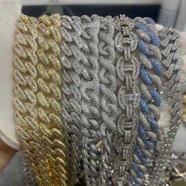 hhc custom hip hop collar de hombre gold plated men brass jewelry iced out cubic zirconia cz iced out men miami cuban link chain, Silver
hhc custom hip hop collar de hombre gold plated men brass jewelry iced out cubic zirconia cz iced out men miami cuban link chain, Silver