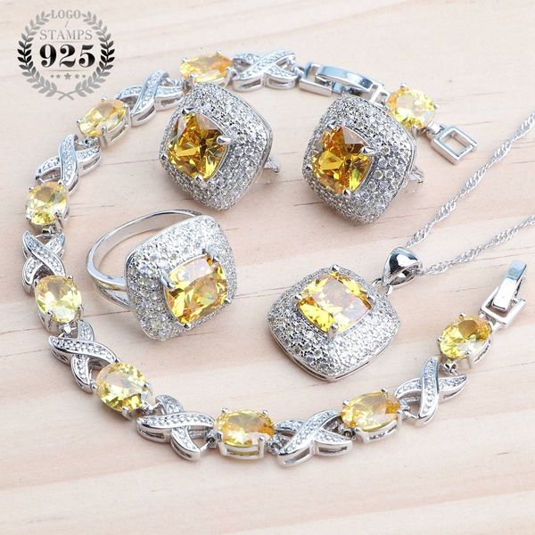 wedding jewelry sets 925 sterling silver jewelry sets bridal for women rings wedding jewelry yellow zircon earrings pendant necklace bracele, Slivery;golden
wedding jewelry sets 925 sterling silver jewelry sets bridal for women rings wedding jewelry yellow zircon earrings pendant necklace bracele, Slivery;golden