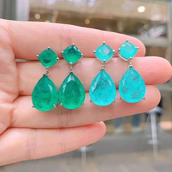 dangle chandelier trend jewelry silver color emerald wedding earrings for women simulation paraiba tourmaline drop earring party jewelry gif
dangle chandelier trend jewelry silver color emerald wedding earrings for women simulation paraiba tourmaline drop earring party jewelry gif
