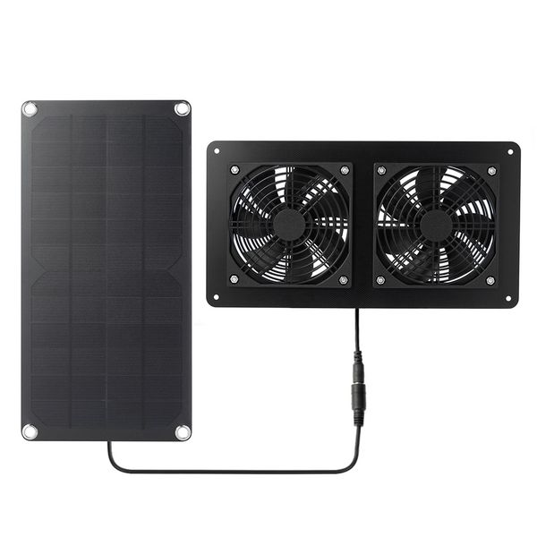 10w solar portable exhaust fan with dual fans for outdoor ventilation and cooling in pet sheds
10w solar portable exhaust fan with dual fans for outdoor ventilation and cooling in pet sheds