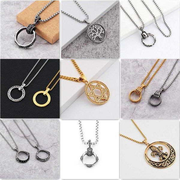 europe america japan and south korea fashion trend men's new multiple ring hip hop necklace pendant decoration men's titanium stee, Silver
europe america japan and south korea fashion trend men's new multiple ring hip hop necklace pendant decoration men's titanium stee, Silver