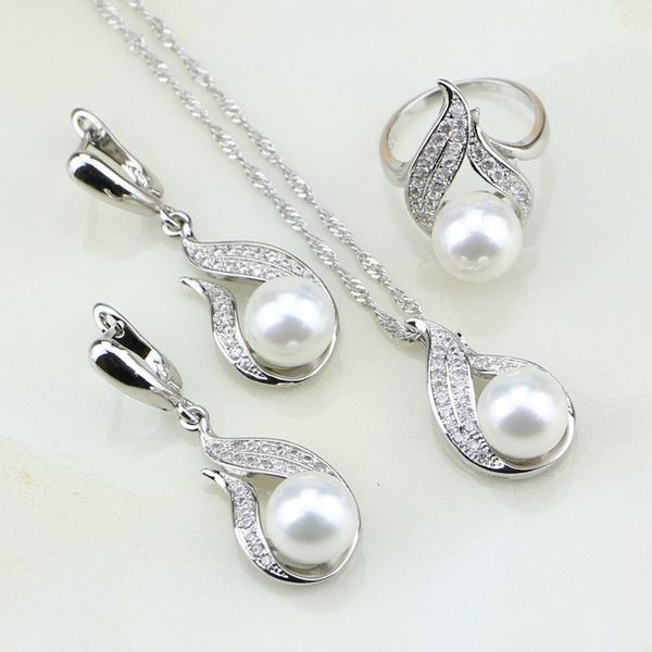 wedding jewelry sets fire 925 silver jewelry white pearl cubic zirconia jewelry set gift for women earringsringpendantnecklace chain 230512, Slivery;golden
wedding jewelry sets fire 925 silver jewelry white pearl cubic zirconia jewelry set gift for women earringsringpendantnecklace chain 230512, Slivery;golden