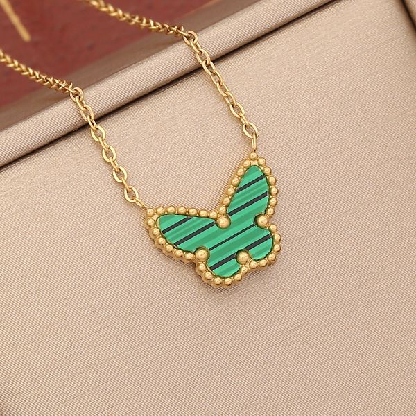 new fashion colorful butterfly clover pendant necklace luxury women jewelry for gift, Silver
new fashion colorful butterfly clover pendant necklace luxury women jewelry for gift, Silver