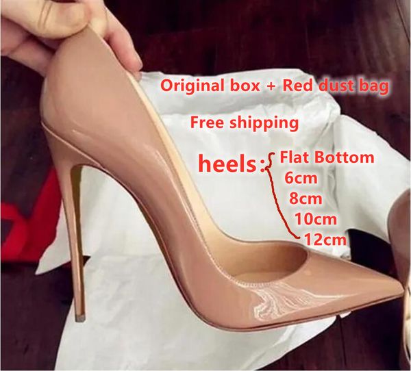 40 colors dress shoes red high kate heels bottom luxury women designer back patent leather sandals pointed red toes sole 6cm 8cm 10cm 12cm h, Black
40 colors dress shoes red high kate heels bottom luxury women designer back patent leather sandals pointed red toes sole 6cm 8cm 10cm 12cm h, Black