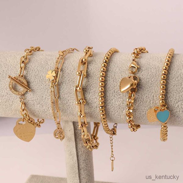 charm bracelets bracelets wi stainless steel beads bracelets for women gold color bracelet heart pendant bracelets charm bracelet jewelry gi, Golden;silver
charm bracelets bracelets wi stainless steel beads bracelets for women gold color bracelet heart pendant bracelets charm bracelet jewelry gi, Golden;silver