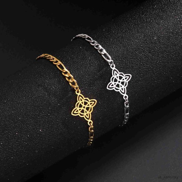 charm bracelets witchcraft knot charms bracelets stainless steel knot chain bracelet women men vintage jewelry gifts, Golden;silver
charm bracelets witchcraft knot charms bracelets stainless steel knot chain bracelet women men vintage jewelry gifts, Golden;silver