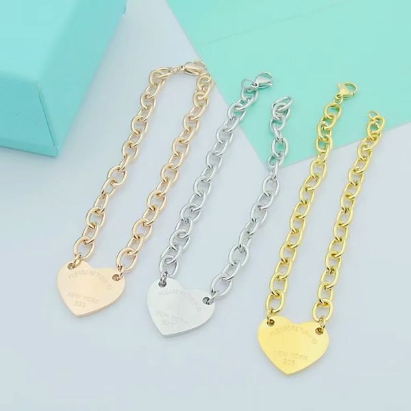 love bracelet necklace set designer women's peach heart bracelet deluxe classic jewelry 316l stainless steel girls' holiday gift w, Golden;silver
love bracelet necklace set designer women's peach heart bracelet deluxe classic jewelry 316l stainless steel girls' holiday gift w, Golden;silver