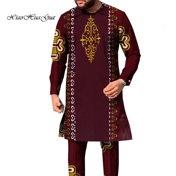 men's tracksuits 2 pcs set african outfits for men long sleeve dashiki long shirt and pants african print clothing patchwork men suit w, Gray
men's tracksuits 2 pcs set african outfits for men long sleeve dashiki long shirt and pants african print clothing patchwork men suit w, Gray