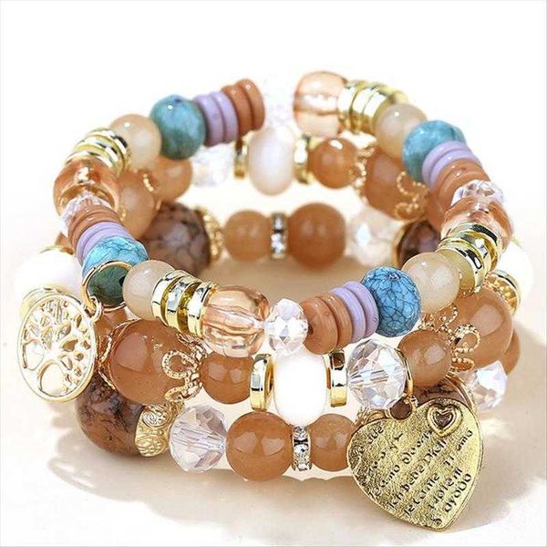 trendy simple all match metal bracelets lucky tree heart pendant candy beads multilayer fashion temperamental bracelet, Golden;silver
trendy simple all match metal bracelets lucky tree heart pendant candy beads multilayer fashion temperamental bracelet, Golden;silver