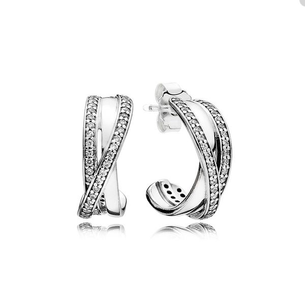 sparkling line hook stud earrings for pandora 925 sterling silver wedding party jewelry designer earring for women girlfriend gift luxury ea, Golden;silver
sparkling line hook stud earrings for pandora 925 sterling silver wedding party jewelry designer earring for women girlfriend gift luxury ea, Golden;silver