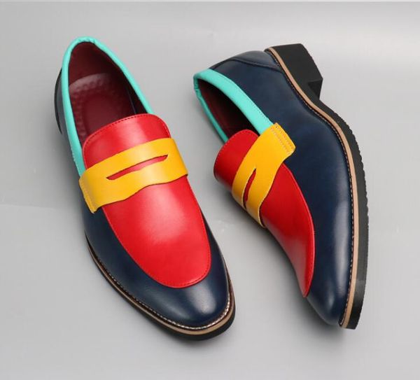 wedding leather oxfords men big size 48 47 46 dress shoes slip on breathable driving shoes multi color penny loafers pointed toe, Black
wedding leather oxfords men big size 48 47 46 dress shoes slip on breathable driving shoes multi color penny loafers pointed toe, Black