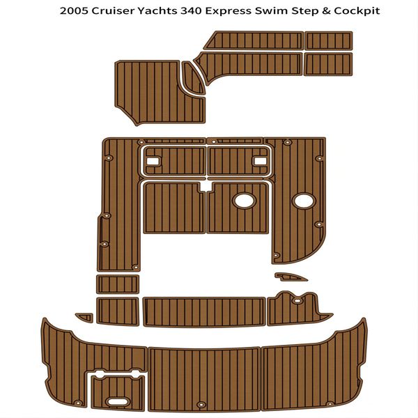 2005 cruiser yachts 340 express swim platform cockpit pad boat eva teak floor
2005 cruiser yachts 340 express swim platform cockpit pad boat eva teak floor