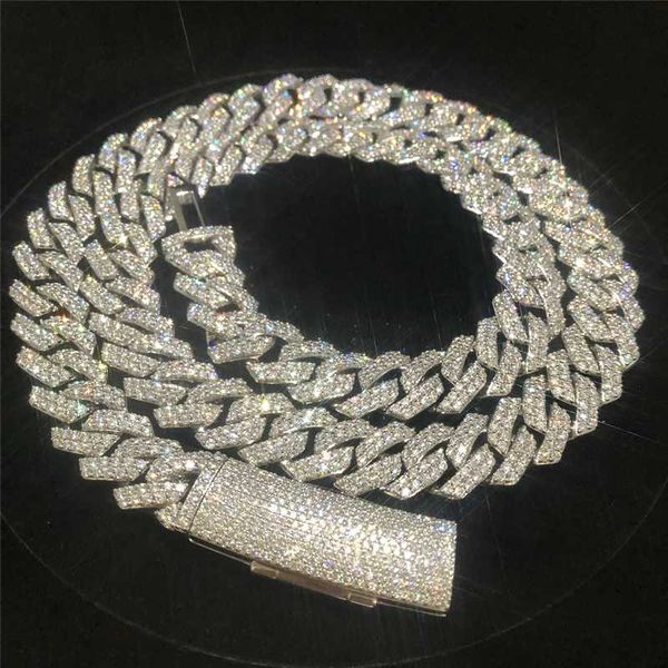 iced out 15mm mens miami cuban link necklace hip hop vvs moissanite diamond bling prong 925 silver cuban chain
iced out 15mm mens miami cuban link necklace hip hop vvs moissanite diamond bling prong 925 silver cuban chain