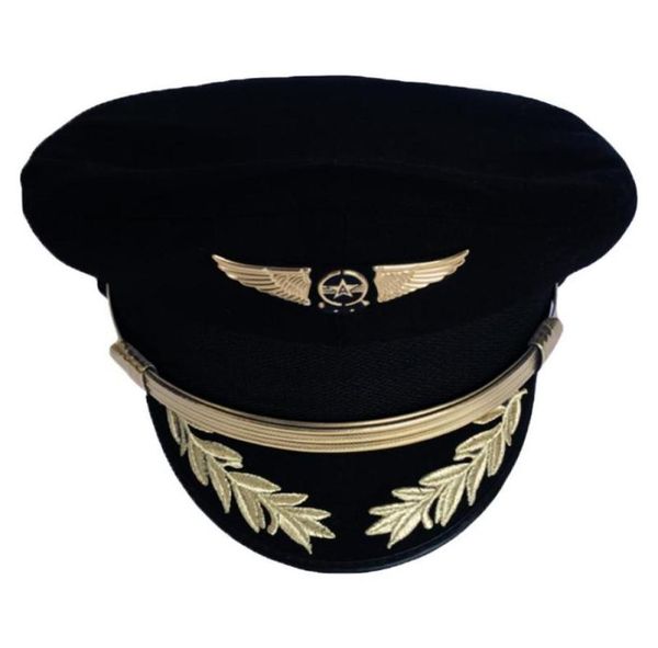 custom upscale pilot cap airline captain hat uniform halloween party men military hats black for women wide brim2638288, Blue;gray
custom upscale pilot cap airline captain hat uniform halloween party men military hats black for women wide brim2638288, Blue;gray