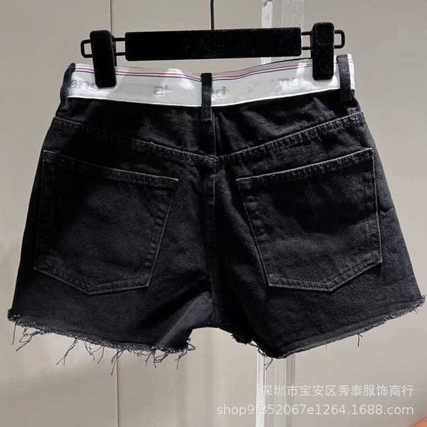 nanyou quality aw king 2023 early spring new spliced ribbon high waist denim straight shorts for women, White;black
nanyou quality aw king 2023 early spring new spliced ribbon high waist denim straight shorts for women, White;black