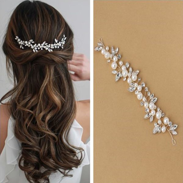 bride wedding headwear pearl horse eye diamond short hair chain hair band headwear wedding accessories factory direct sales, Silver
bride wedding headwear pearl horse eye diamond short hair chain hair band headwear wedding accessories factory direct sales, Silver