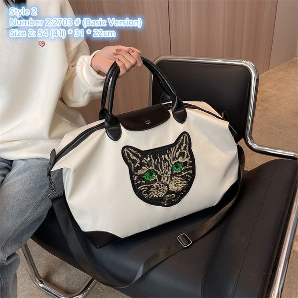 wholesale ladies shoulder bags 2 cute sequined cat head cartoon handbag simple and light oxford leisure fitness bag waterproof and wearable
wholesale ladies shoulder bags 2 cute sequined cat head cartoon handbag simple and light oxford leisure fitness bag waterproof and wearable