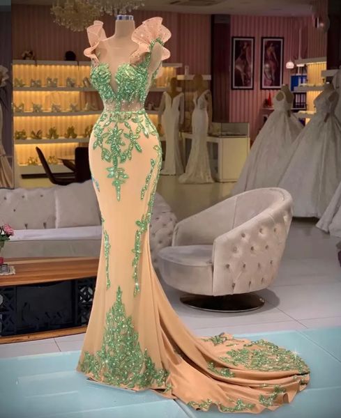 new mermaid evening dresses scoop floor-length sweep train crystal applique satin long zipper plus size illusion prom party gown custom, Black
new mermaid evening dresses scoop floor-length sweep train crystal applique satin long zipper plus size illusion prom party gown custom, Black