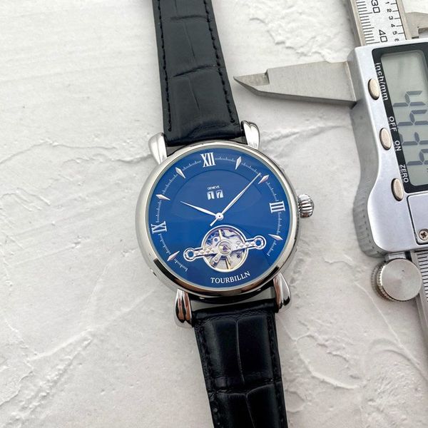 fashion luxury men watches brand business mens designer watch genuine leather strap mechanical automatic 42mm gold wristwatches for men', Slivery;brown
fashion luxury men watches brand business mens designer watch genuine leather strap mechanical automatic 42mm gold wristwatches for men', Slivery;brown