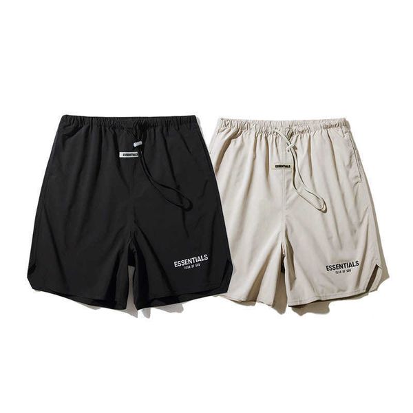 81y6 2023 men's and women's fashion shorts high street brand ess wear 3m reflective letter capris, White;black
81y6 2023 men's and women's fashion shorts high street brand ess wear 3m reflective letter capris, White;black