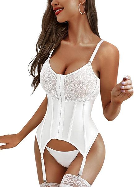 acelandy lingerie corset set lace bodysuit black satin teddy babydoll boudoir outfits - exotic bustier with garter belts, Red;black
acelandy lingerie corset set lace bodysuit black satin teddy babydoll boudoir outfits - exotic bustier with garter belts, Red;black