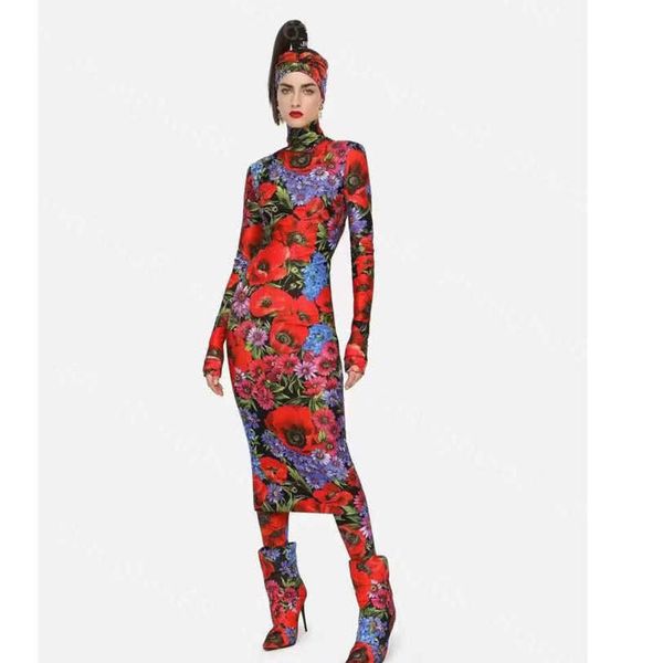 23ss summer dresses women dress womens designer clothing temperament red and blue flower print dress with high neck and long sleeve womens c, Black;gray
23ss summer dresses women dress womens designer clothing temperament red and blue flower print dress with high neck and long sleeve womens c, Black;gray